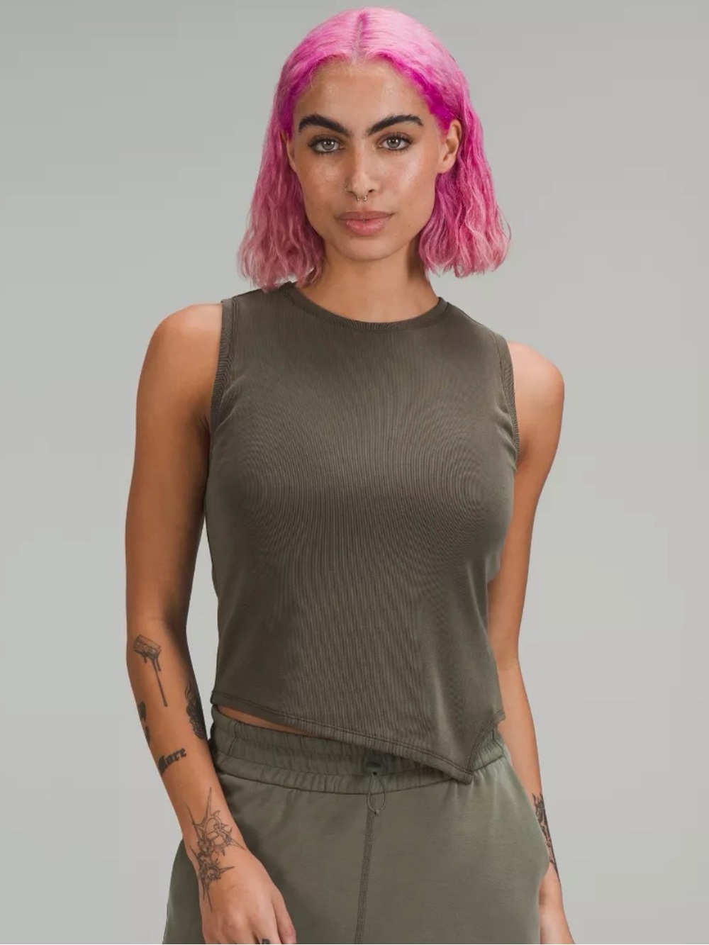 Lululemon Asymmetrical Hem Tank Top size 6